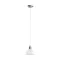 EGLO BRENDA mattnikkel-fehér függesztett lámpa (EG-87054) E27 1 izzós IP20