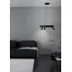 Eglo Bruscoli fekete LED függesztett lámpa (EG-390053) LED 2 izzós IP20