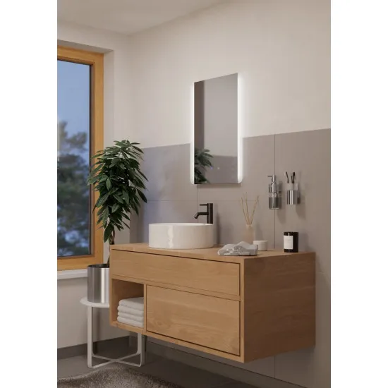 EGLO BUENAVISTA 2 ezüst fürdőszobai LED tükörvilágító (EG-99853) LED 4 izzós IP44