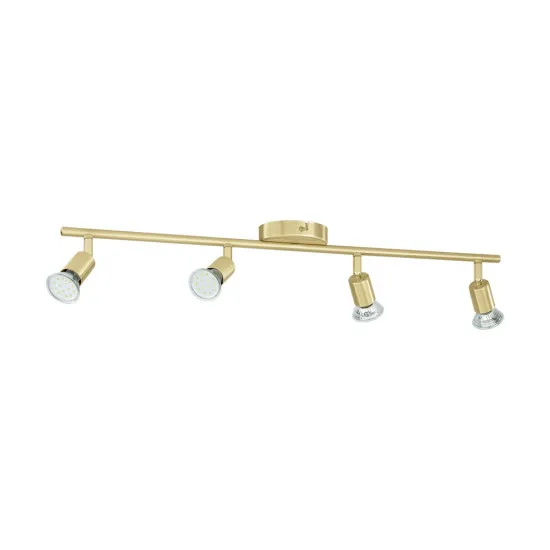 EGLO BUZZ-LED csiszolt sárgaréz LED spot lámpa (EG-33187) GU10 4 izzós IP20