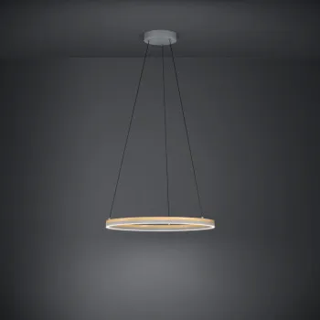 Eglo Cadinaro szürke-barna LED függesztett lámpa (EG-39896) LED 1 izzós IP20