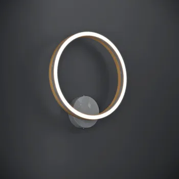 Eglo Cadinaro szürke-barna LED fali lámpa (EG-39897) LED 1 izzós IP20