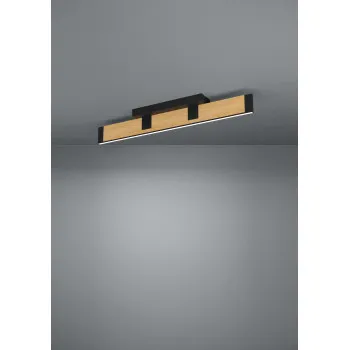 Eglo Caminarro fekete-barna LED mennyezeti lámpa (EG-390224) LED 1 izzós IP20