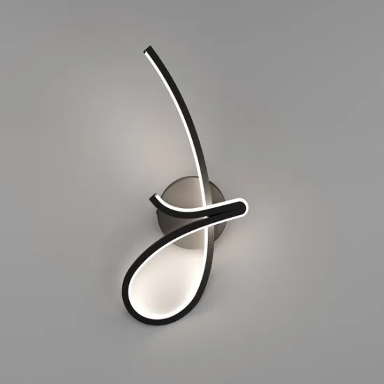 Eglo Cardoncito fekete LED falikar (EG-902347) LED 1 izzós IP20