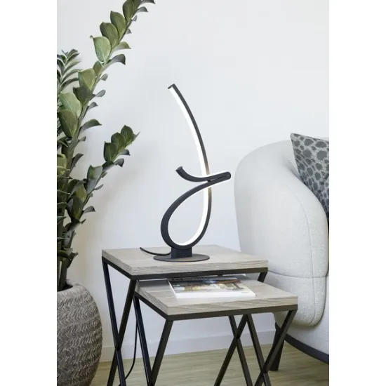 Eglo Cardoncito fekete LED asztali lámpa (EG-902348) LED 1 izzós IP20