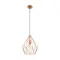EGLO CARLTON vörösréz függesztett lámpa (EG-49258) E27 1 izzós IP20