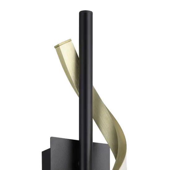 Eglo Conaprato fekete-sárgaréz LED falikar (EG-902136) LED 1 izzós IP20