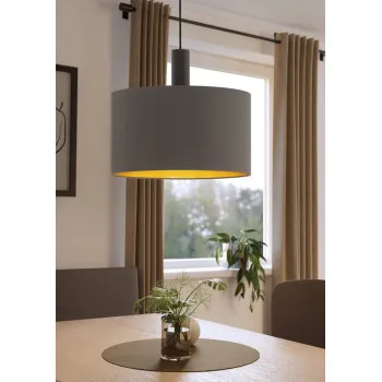 Eglo CONSESSA 1 barna függesztett lámpa (EG-97682) E27 1 izzós