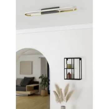 Eglo Conivarena fekete-arany LED mennyezeti lámpa (EG-902159) LED 1 izzós IP20