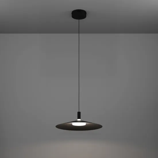 Eglo Conomavilla-Z fekete LED függesztett lámpa (EG-902183) LED 1 izzós IP20