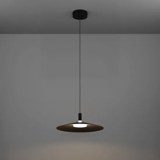 Eglo Conomavilla-Z fekete LED függesztett lámpa (EG-902183) LED 1 izzós IP20