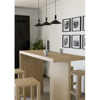 Eglo Conomavilla-Z fekete LED függesztett lámpa (EG-902184) LED 3 izzós IP20