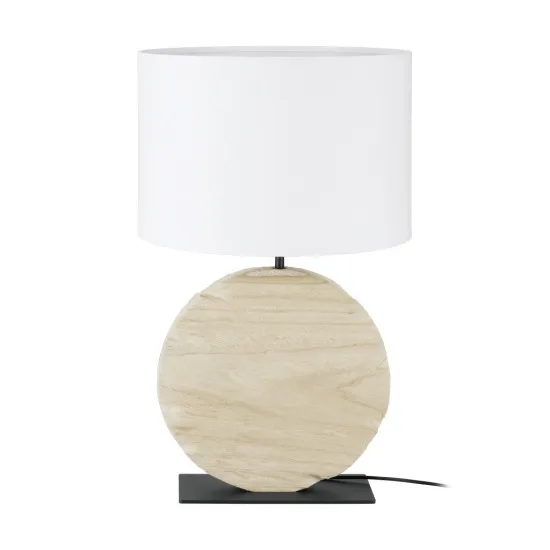 Eglo Contessore barna-fehér asztali lámpa (EG-39916) E27 1 izzós IP20