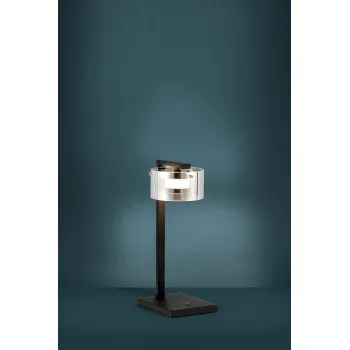 Eglo Copillos fekete-átlátszó LED asztali lámpa (EG-39877) LED 1 izzós IP20