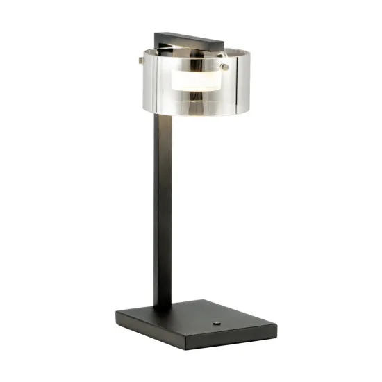 Eglo Copillos fekete-átlátszó LED asztali lámpa (EG-39877) LED 1 izzós IP20