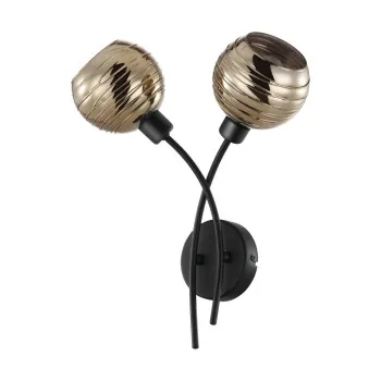 Eglo Creppo fekete-arany falikar (EG-39692) E14 2 izzós IP20