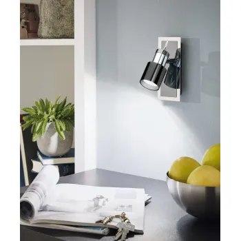 Eglo DAVIDA 1 króm LED fali spotlámpa (EG-30832) GU10 1 izzós