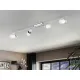 EGLO DAVIDA króm - fehér LED spot lámpa (EG-92087) GU10 4 izzós IP20
