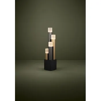 Eglo Estanterios fekete-barna LED asztali lámpa (EG-39907) LED 4 izzós IP20