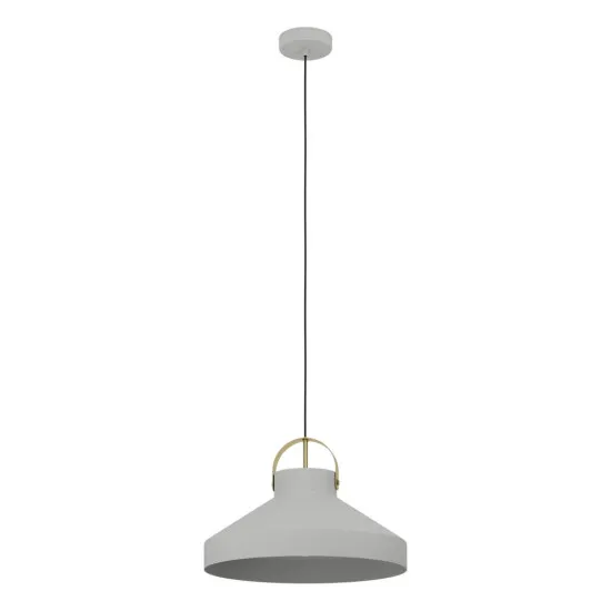 Eglo Estepona sárgaréz-szürke függesztett lámpa (EG-390226) E27 1 izzós IP20