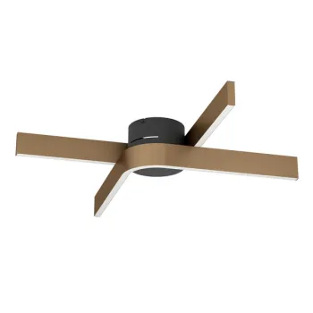 Eglo Folcino-Z fekete-bronz LED mennyezeti lámpa (EG-901863) LED 2 izzós IP20