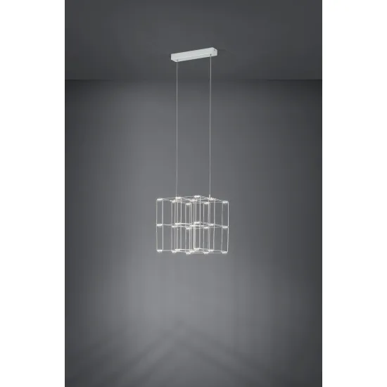 Eglo Frontera króm LED függesztett lámpa (EG-39729) LED 27 izzós IP20
