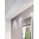 EGLO FUEVA 5 króm - fehér fürdőszobai LED beépíthető lámpa (EG-99204) LED 1 izzós IP44