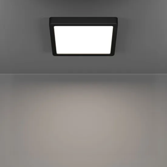 Eglo Fueva 6-Z fekete LED mennyezeti lámpa (EG-901374) LED 1 izzós IP44