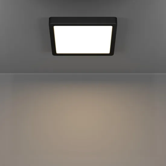 Eglo Fueva 6-Z fekete LED mennyezeti lámpa (EG-901374) LED 1 izzós IP44