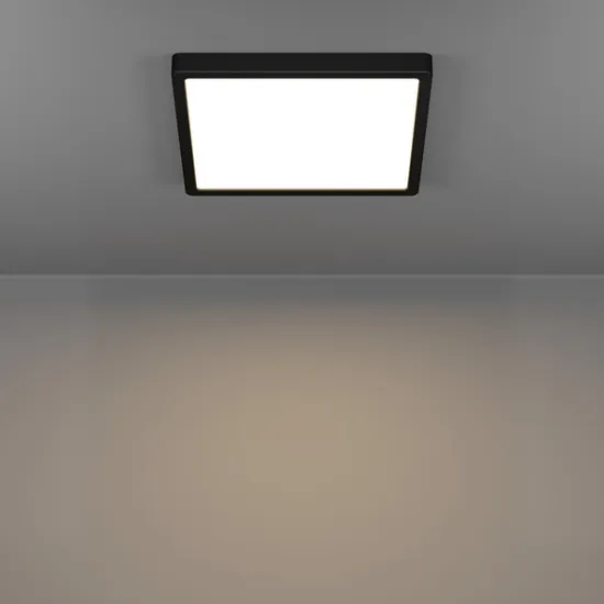 Eglo Fueva 6-Z fekete LED mennyezeti lámpa (EG-901375) LED 1 izzós IP44