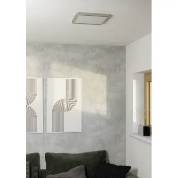 Eglo Fueva 6-Z matt nikkel LED mennyezeti lámpa (EG-901384) LED 1 izzós IP44