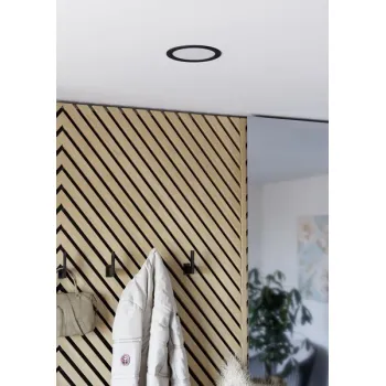 Eglo Fueva 6-Z fekete LED mennyezetbe építhető lámpa (EG-901427) LED 1 izzós IP44