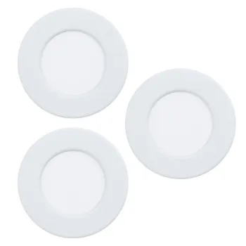 Eglo Fueva 6-Z fehér LED mennyezetbe építhető lámpa szett (EG-901429) LED 3 izzós IP44