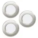 Eglo Fueva 6-Z matt nikkel LED mennyezetbe építhető lámpa szett (EG-901434) LED 3 izzós IP44
