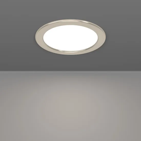 Eglo Fueva 6-Z matt nikkel LED mennyezetbe építhető lámpa (EG-901436) LED 1 izzós IP44