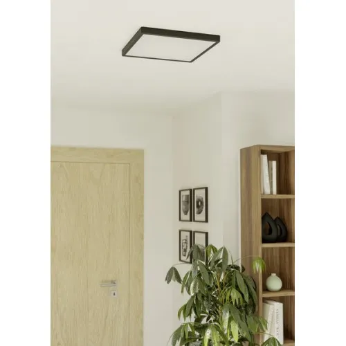Eglo Fueva 6-Z fekete LED mennyezeti lámpa (EG-901728) LED 1 izzós IP44