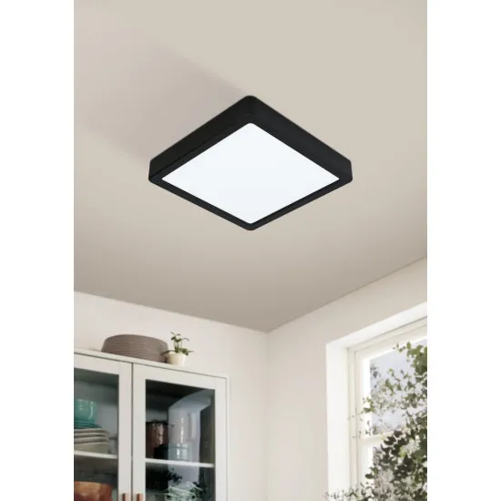 EGLO FUEVA-Z fekete LED mennyezeti lámpa (EG-900109) LED 1 izzós IP44 EGLO FUEVA-Z fekete LED mennyezeti lámpa (EG-900109) LED 1 izzós IP44