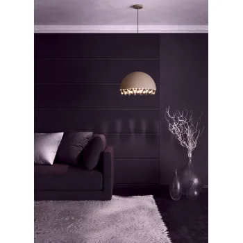 Eglo Gaetano 2 barna-fekete függesztett lámpa (EG-39948) E27 1 izzós IP20