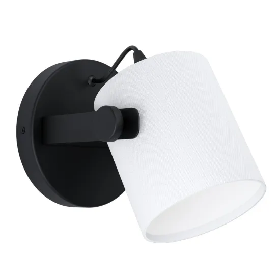 EGLO HORNWOOD 1 fekete-fehér falikar (EG-43427) E27 1 izzós IP20 EGLO HORNWOOD 1 fekete-fehér falikar (EG-43427) E27 1 izzós IP20