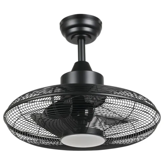 EGLO IGELDO fekete LED mennyezeti ventilátoros lámpa (EG-35133) LED 1 izzós IP20
