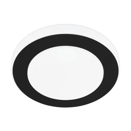 EGLO LED CARPI fekete - fehér fürdőszobai LED mennyezeti lámpa (EG-33682) LED 3 izzós IP44