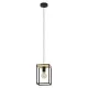 EGLO LIBERTAD fekete függesztett lámpa (EG-99795) E27 1 izzós IP20