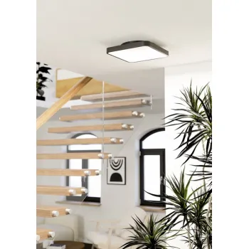 Eglo Loretello-Z fekete LED mennyezeti lámpa (EG-901911) LED 1 izzós IP20