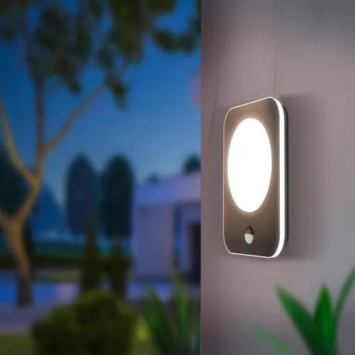 Eglo Madriz fekete-fehér LED kültéri fali lámpa (EG-99584) LED 1 izzós IP44