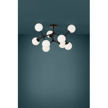 Eglo Maragall fekete-fehér mennyezeti lámpa (EG-39532) G9 9 izzós IP20