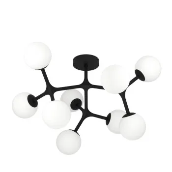 Eglo Maragall fekete-fehér mennyezeti lámpa (EG-39532) G9 9 izzós IP20