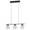EGLO MARDYKE fekete függesztett lámpa (EG-43644) E27 3 izzós IP20