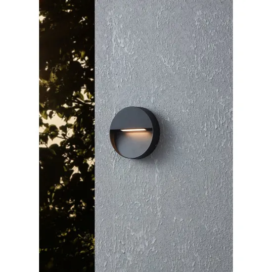 Eglo Maruggio fekete LED kültéri fali lámpa (EG-900888) LED 1 izzós IP65