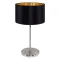 EGLO MASERLO nikkel-fekete asztali lámpa  (EG-31627) E27 1 izzós IP20