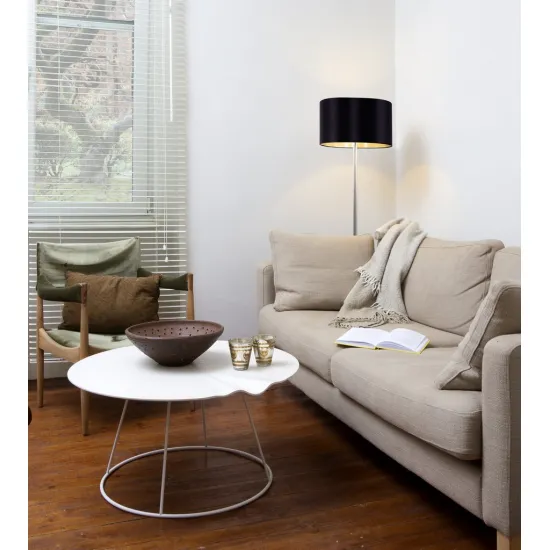 EGLO MASERLO nikkel-fekete állólámpa (EG-95169) E27 1 izzós IP20